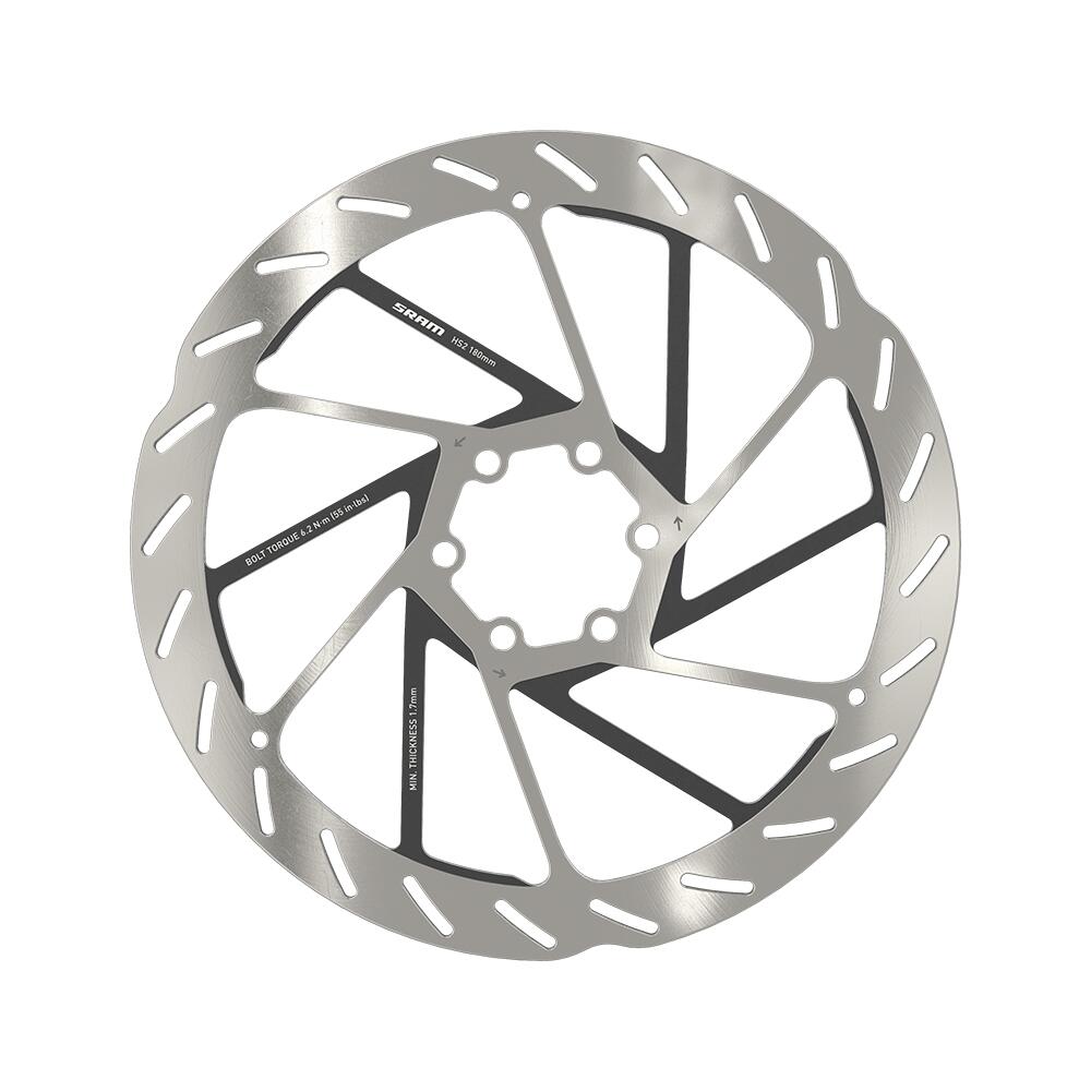 Disco de freno SRAM DISC BRAKE ROTOR 180mm Black ST Rounded
