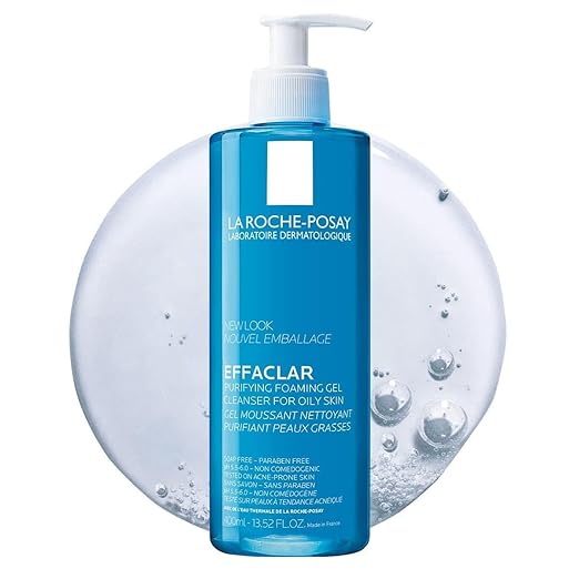 La Roche-Posay Effaclar - Limpiador de gel espumoso purificador para pieles grasas