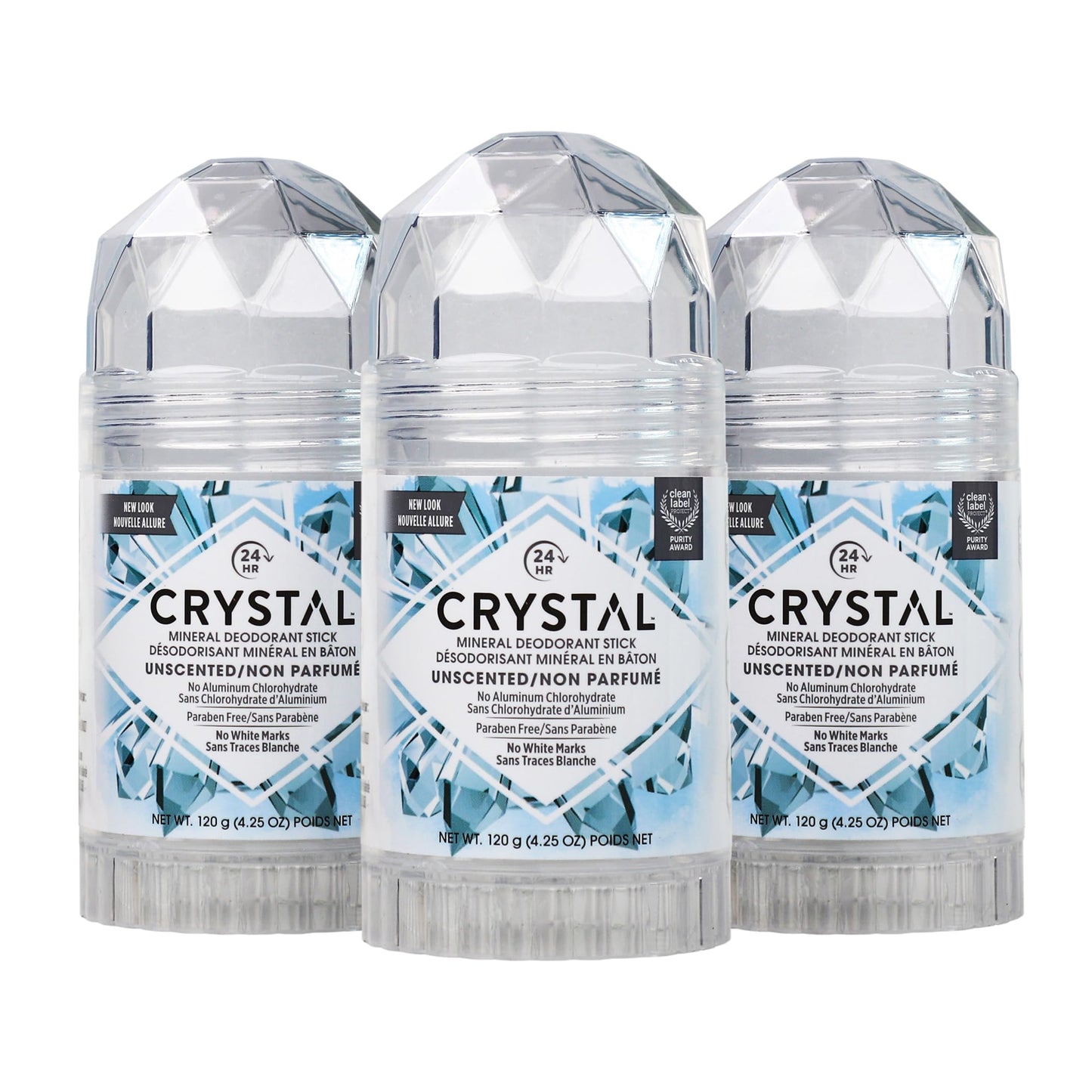 CRYSTAL - Desodorante corporal mineral en barra