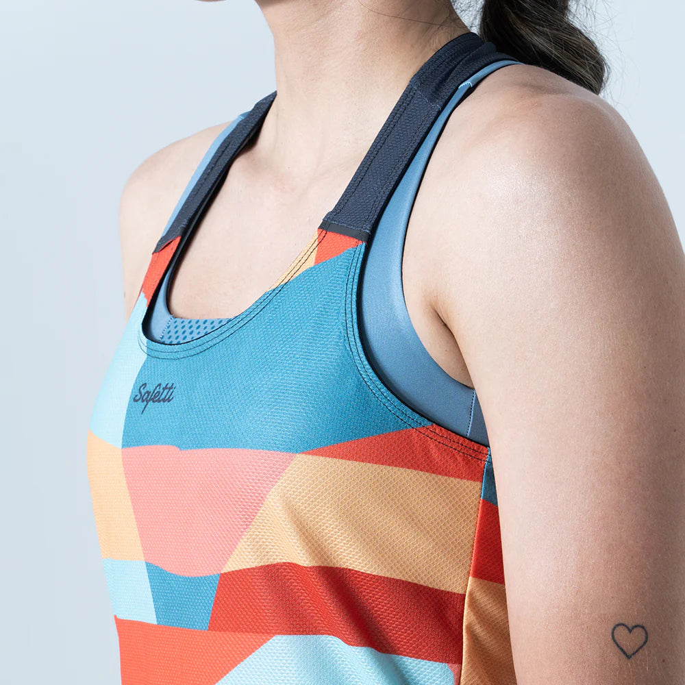 Camisa Running Sin Manga Mujer