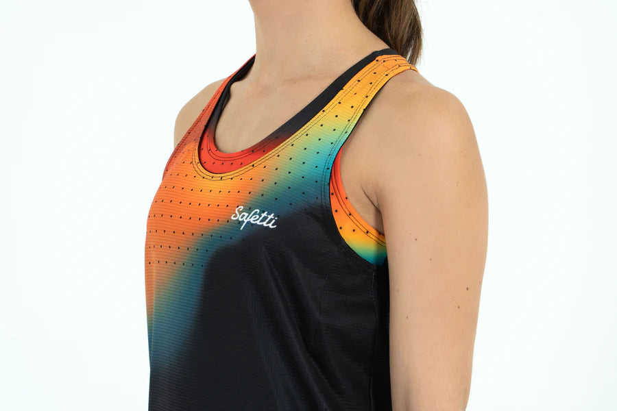 Camisa Running Sin Manga Mujer