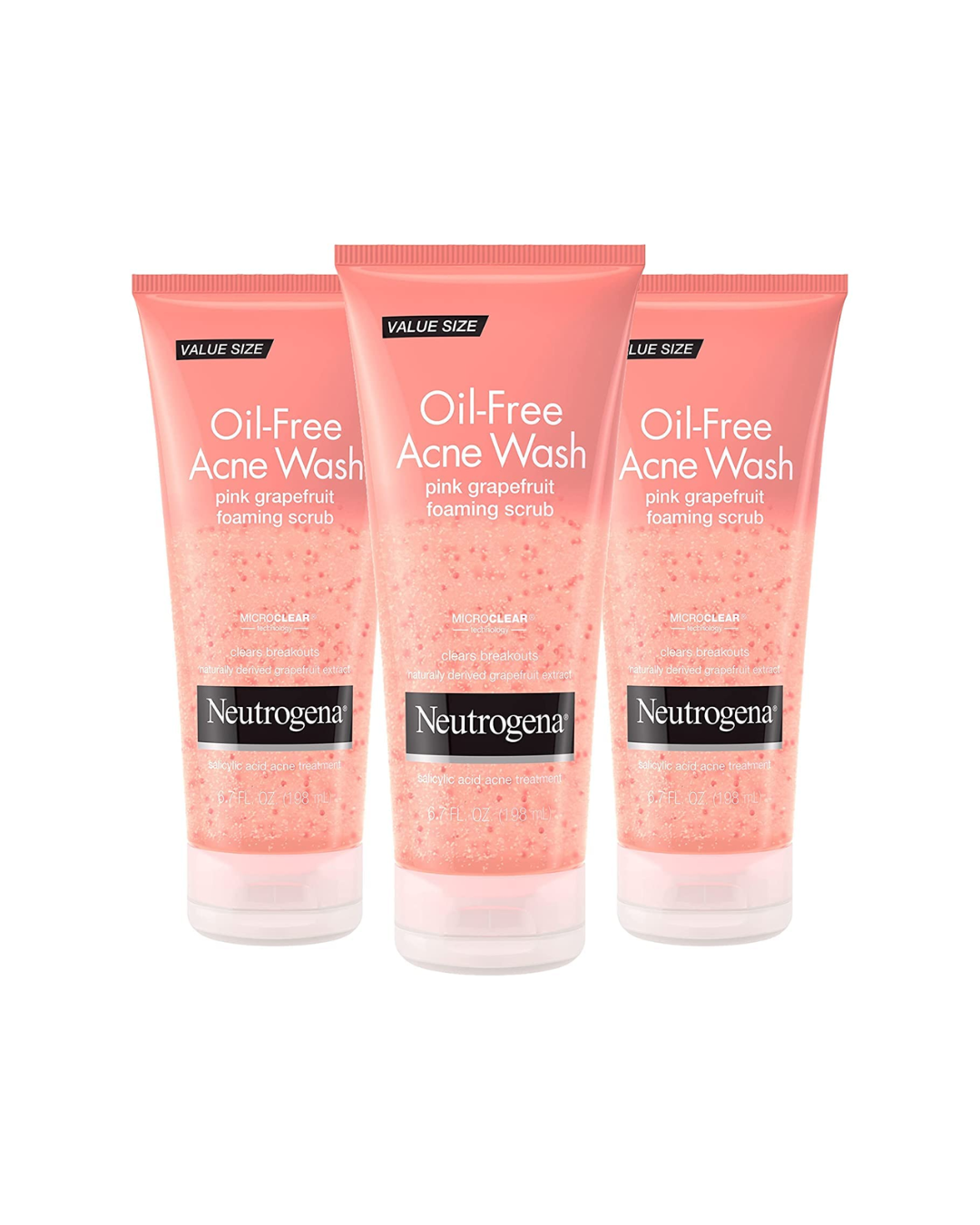 Neutrogena Lavado de cara de acné de pomelo rosa