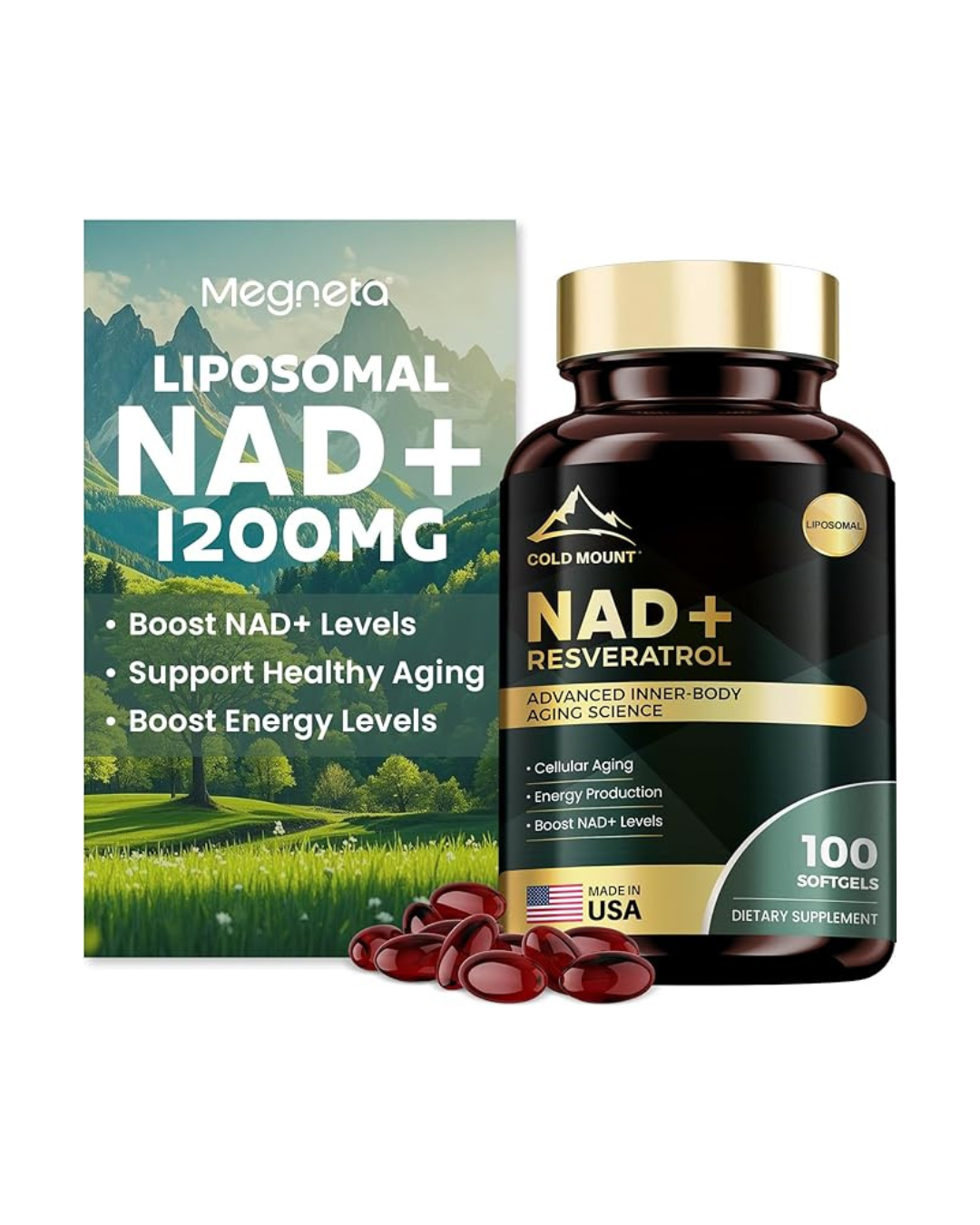 Suplemento NAD+ Resveratrol