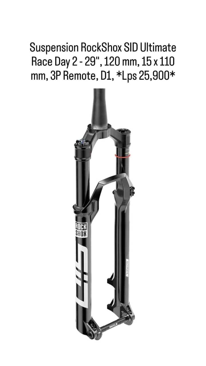 Suspension RockShox SID Ultimate Race Day 2 - 29", 120 mm, 15 x 110 mm, 3P Remote, D1