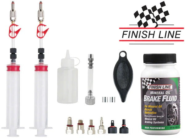 Kit de sangrado Mineral Jagwire Pro - Con adaptadores Para Shimano, Magura, Tektro, TRP, Hayes