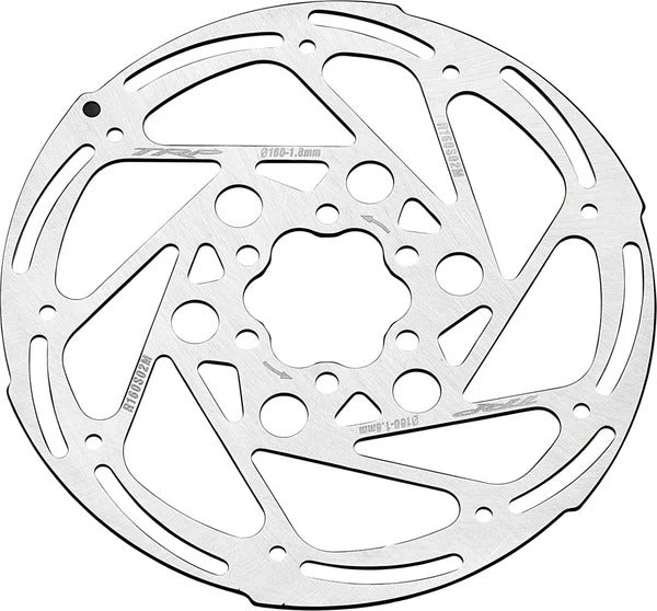 Disco de freno TRP R2 - 160mm, 6-Tornillos, Con tratamiento anticorrosion