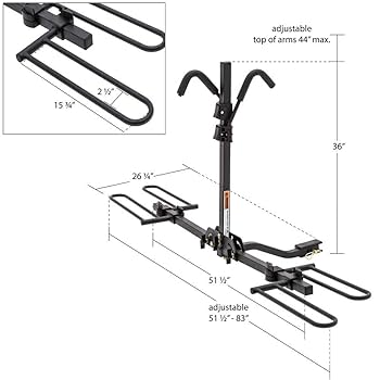 Rack de Hitch 2 bicicletas