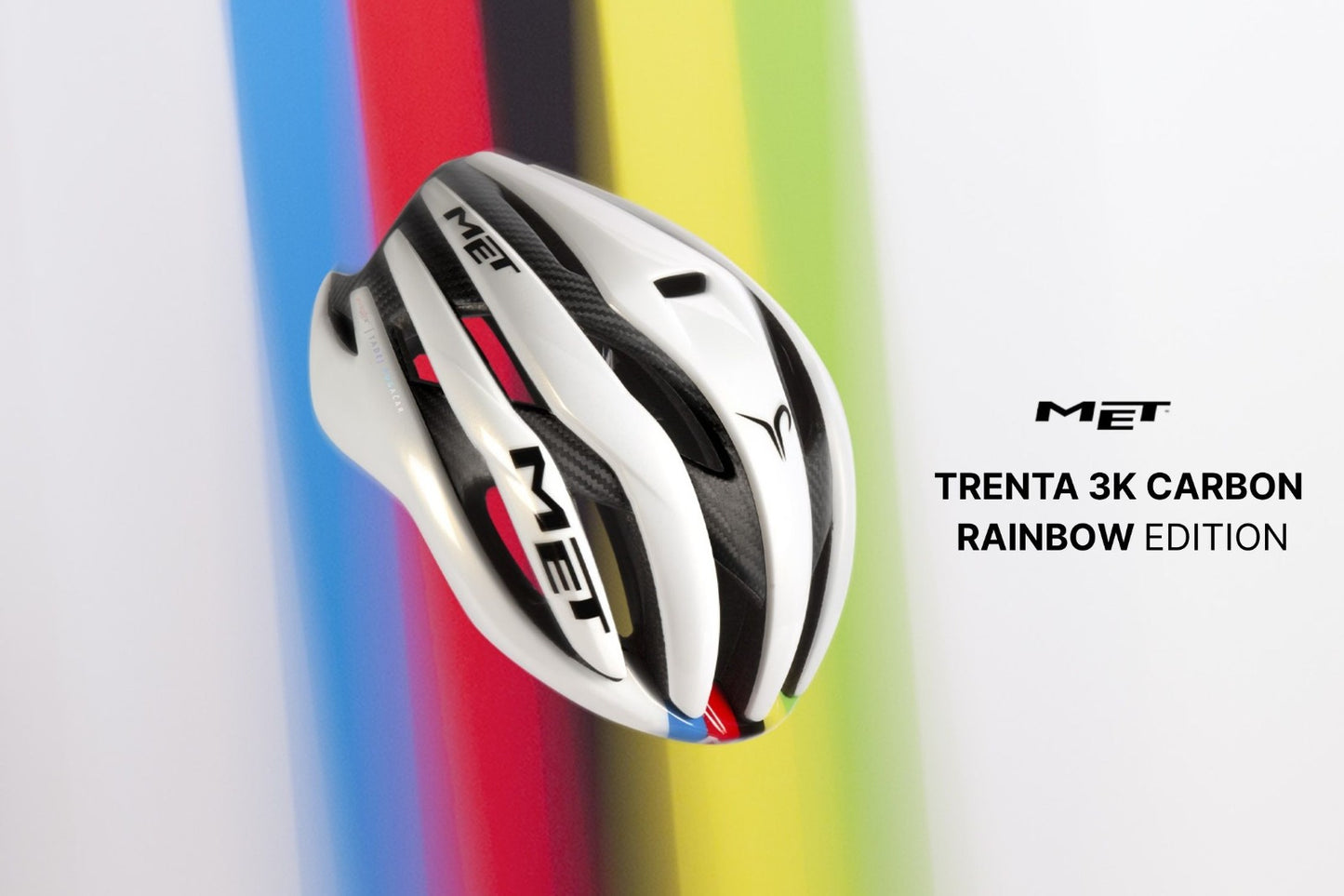 Casco ORIGINAL MET Trenta 3K Carbon Mips UCI World Championships Limited Edition - Rainbow