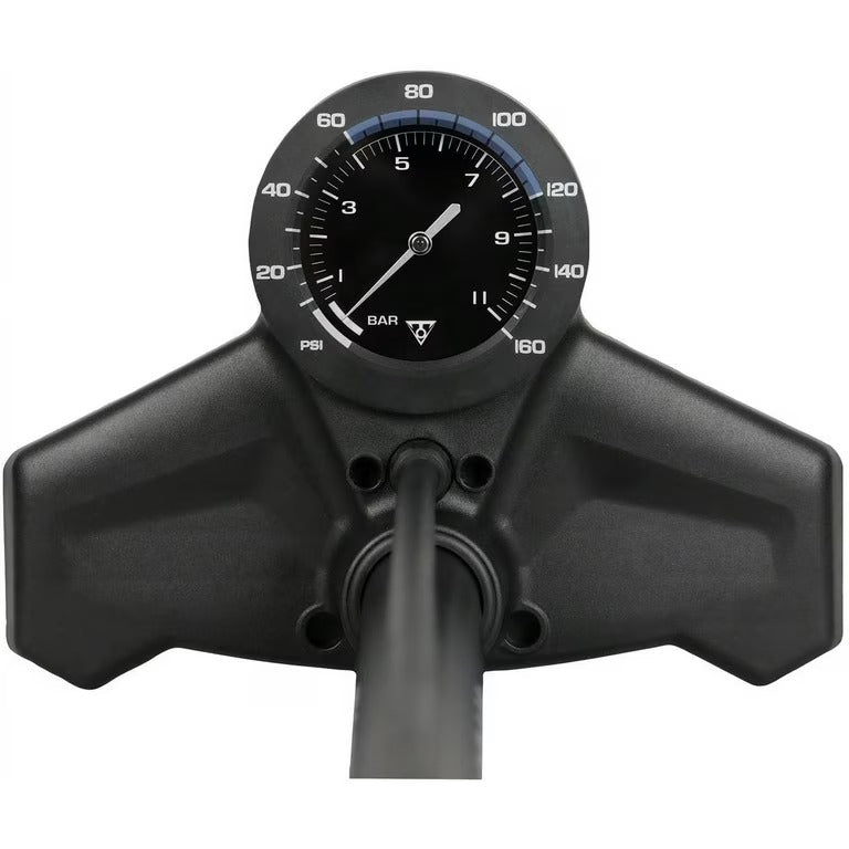 Bomba de piso Topeak Joeblow Roadie Ex - 160 Psi /11 Bar, Smarthead, Black/Blue