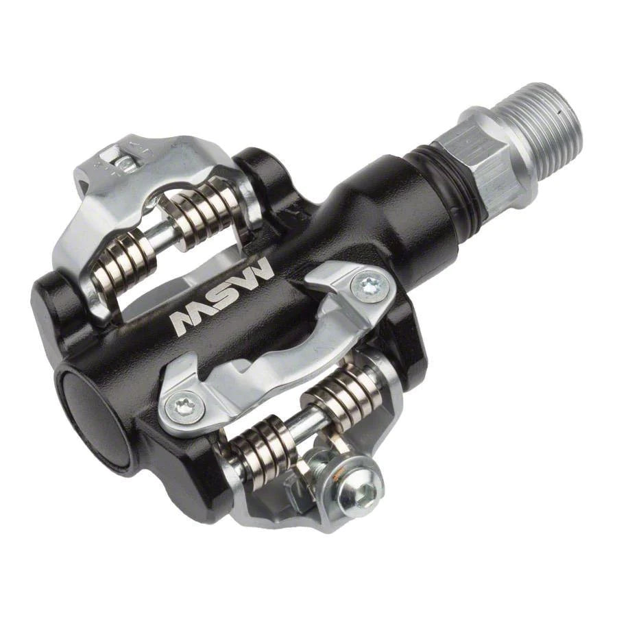 Pedales MSW de Aluminio Two sides clipless