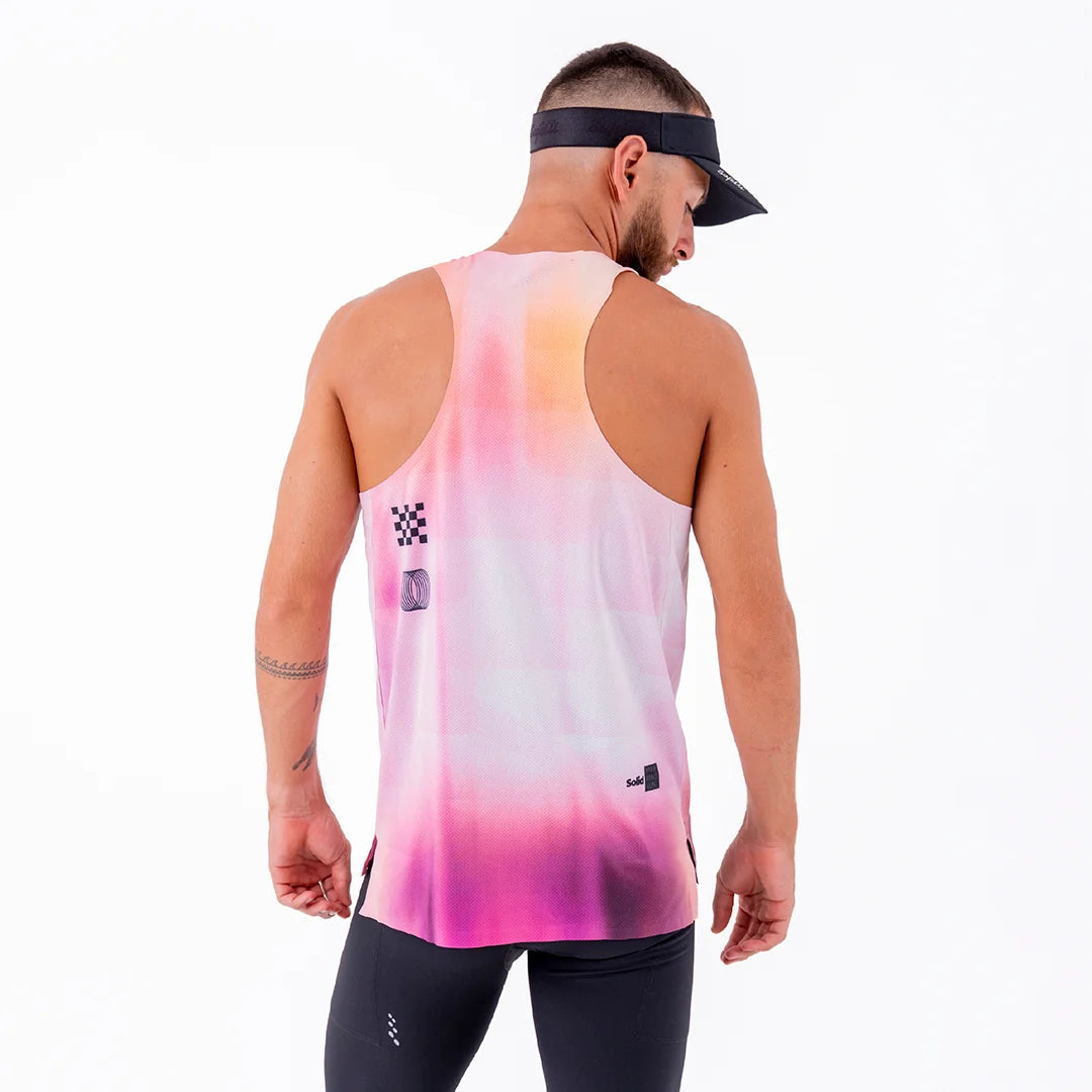 Camisa Running Sin Manga Hombre