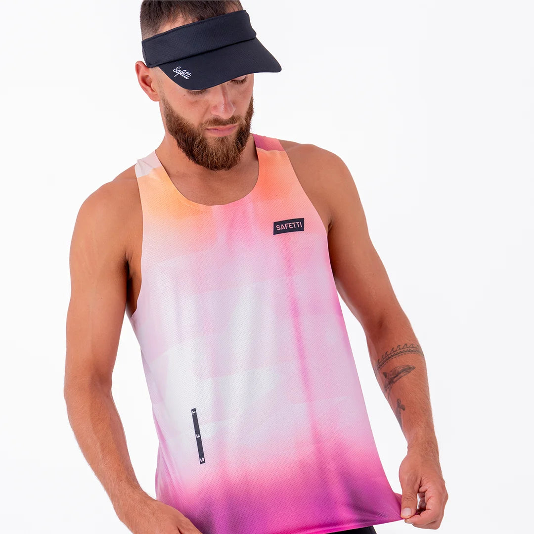 Camisa Running Sin Manga Hombre