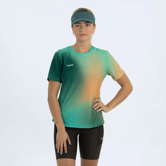 Camisa Running Con Manga Mujer