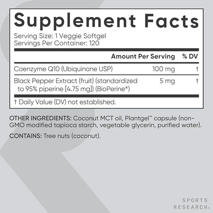 Sports Research CoQ10 (100 mg)