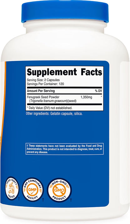 Nutricost Fenugreek-120 servings