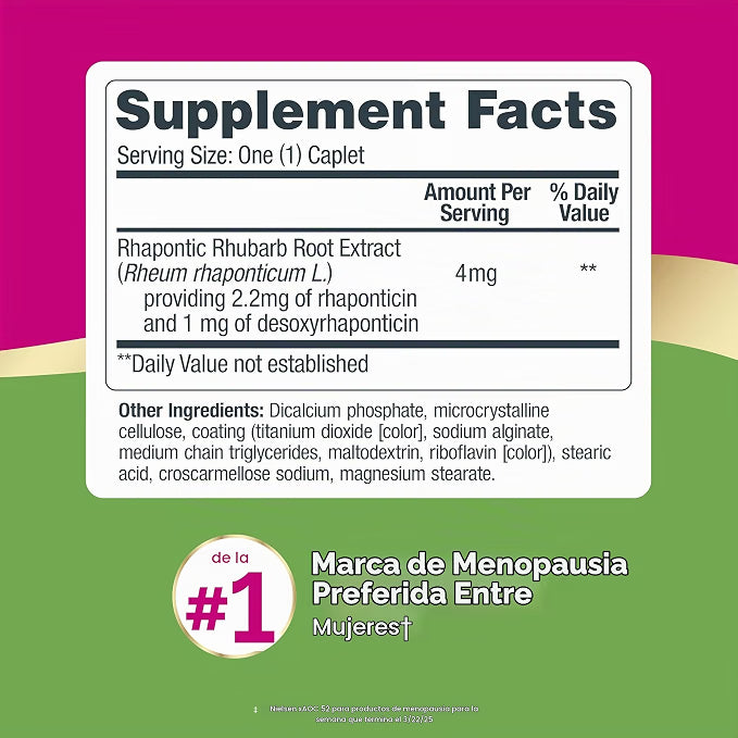 Estroven Suplemento Completo Multi-Síntoma de Menopausia para Mujeres