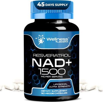 WELLNESS LABSRX Suplemento NAD+ Resveratrol