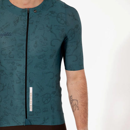 Camisa Ciclismo Manga Corta Hombre