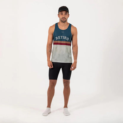 Camisa Running Sin Manga Hombre