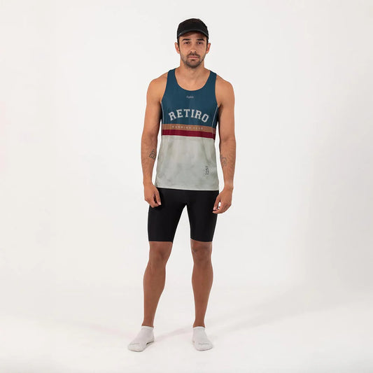 Camisa Running Sin Manga Hombre