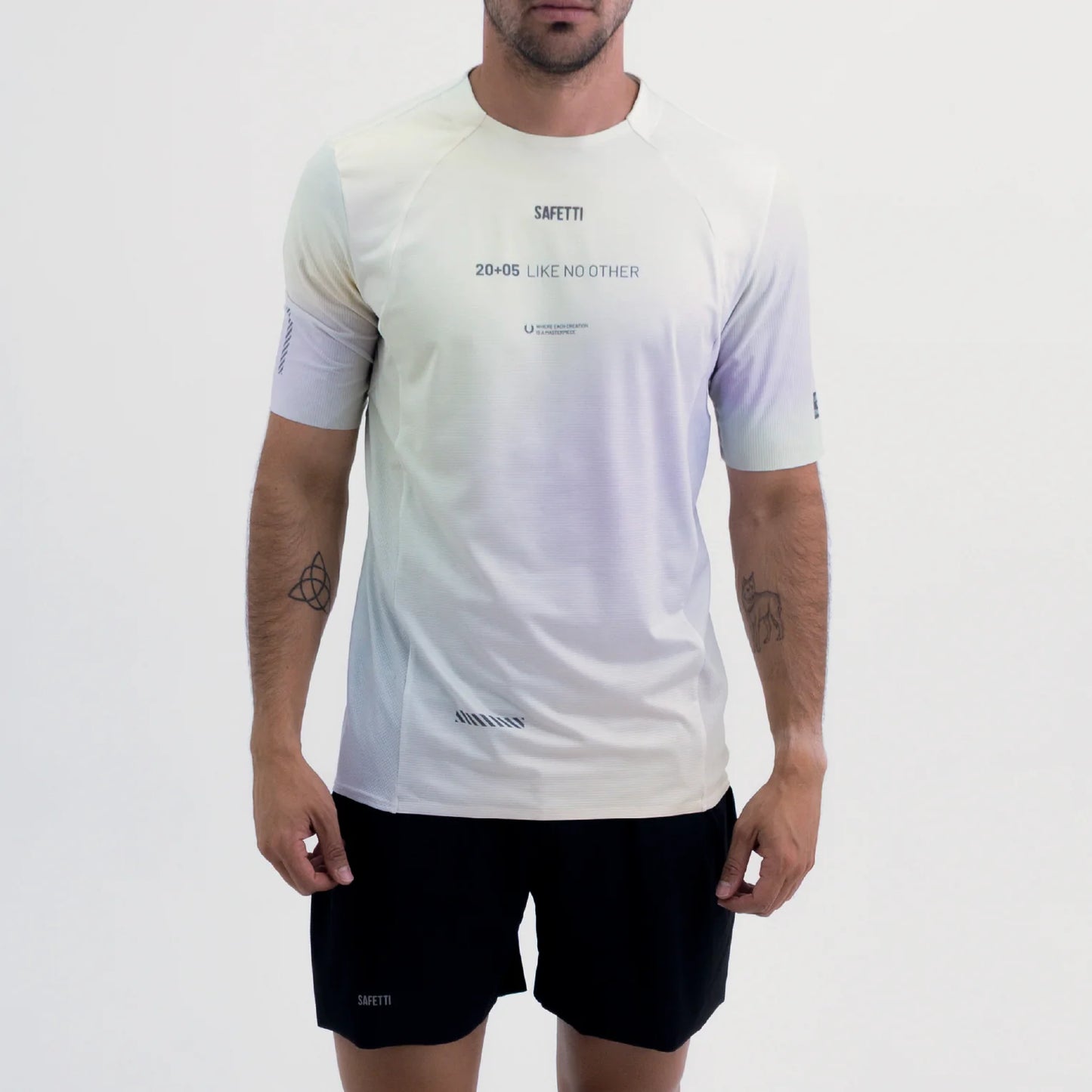 Camisa Running Con Manga Hombre