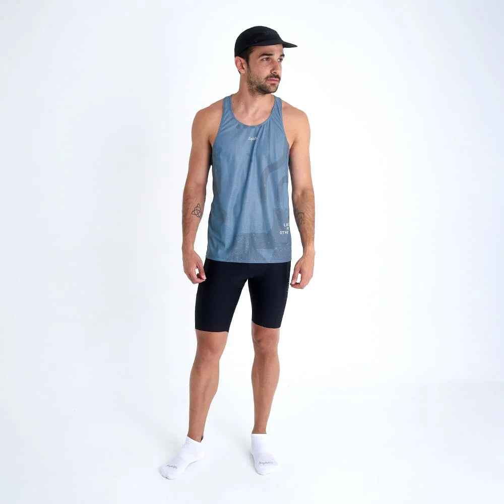 Camisa Running Sin Manga Hombre