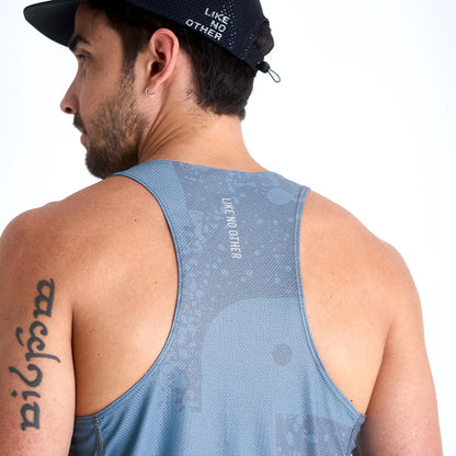 Camisa Running Sin Manga Hombre