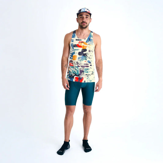 Camisa Running Sin Manga Hombre