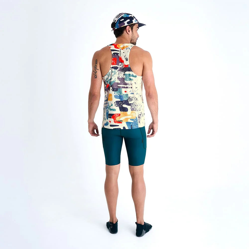 Camisa Running Sin Manga Hombre