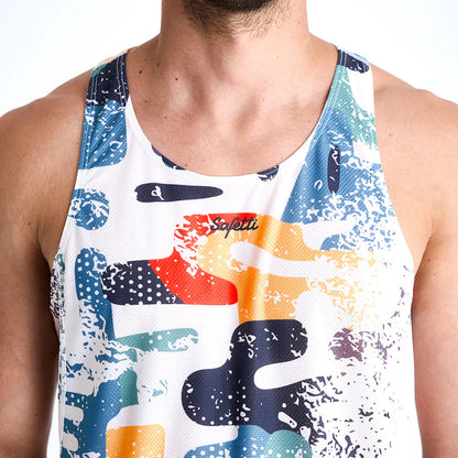Camisa Running Sin Manga Hombre