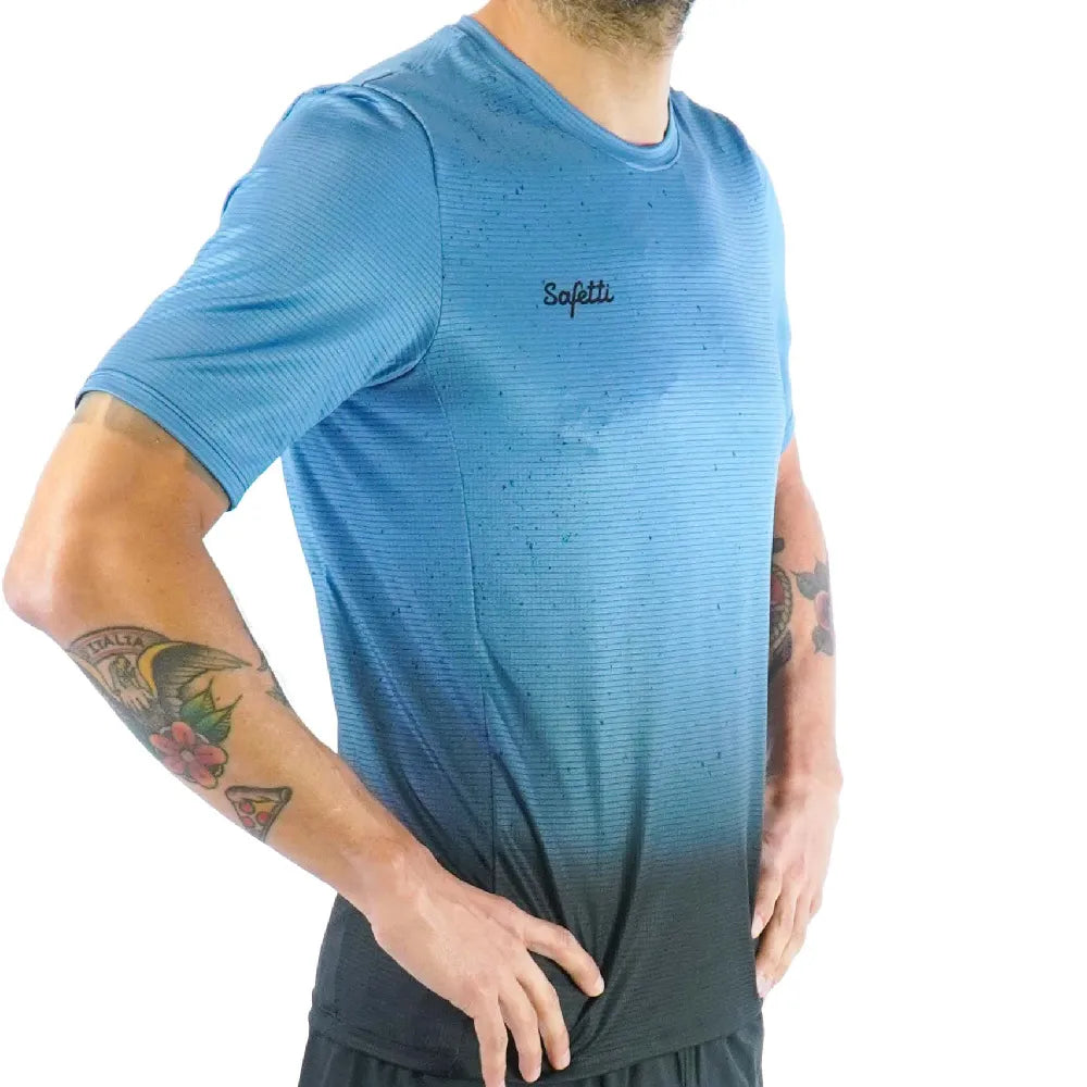 Camisa Running Con Manga Hombre