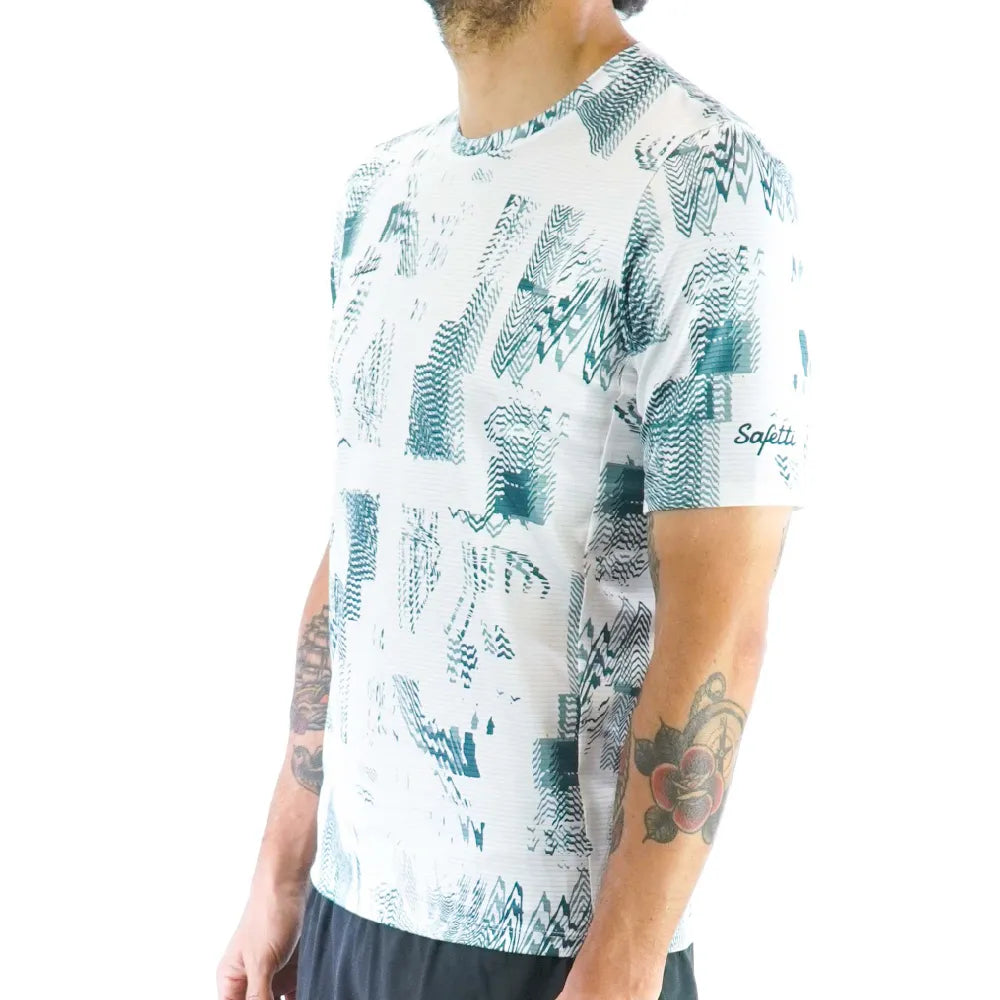 Camisa Running Con Manga Hombre