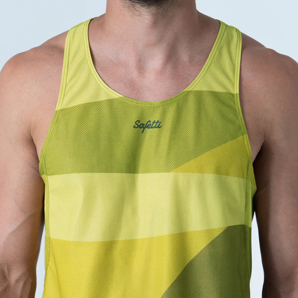 Camisa Running Sin Manga Hombre