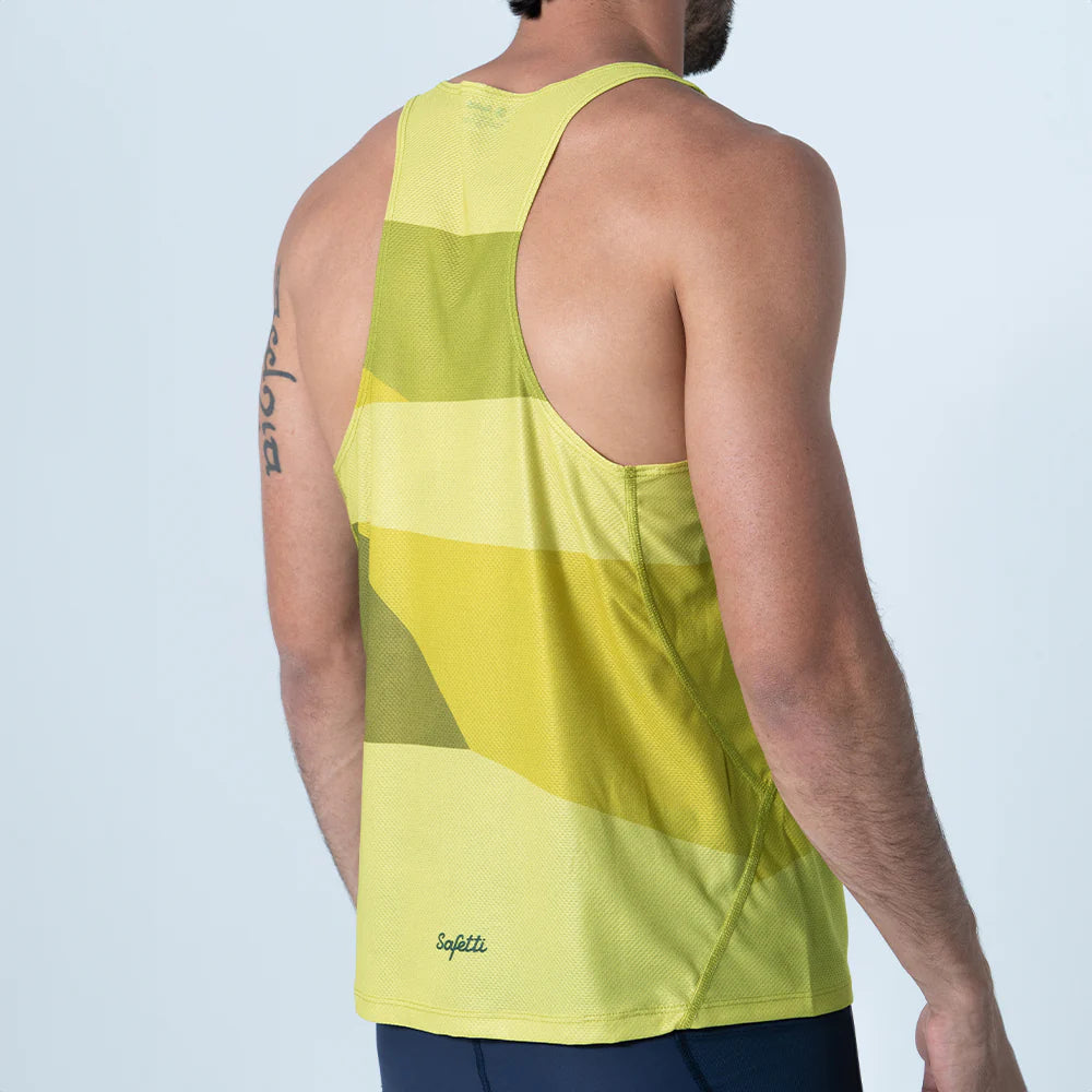 Camisa Running Sin Manga Hombre