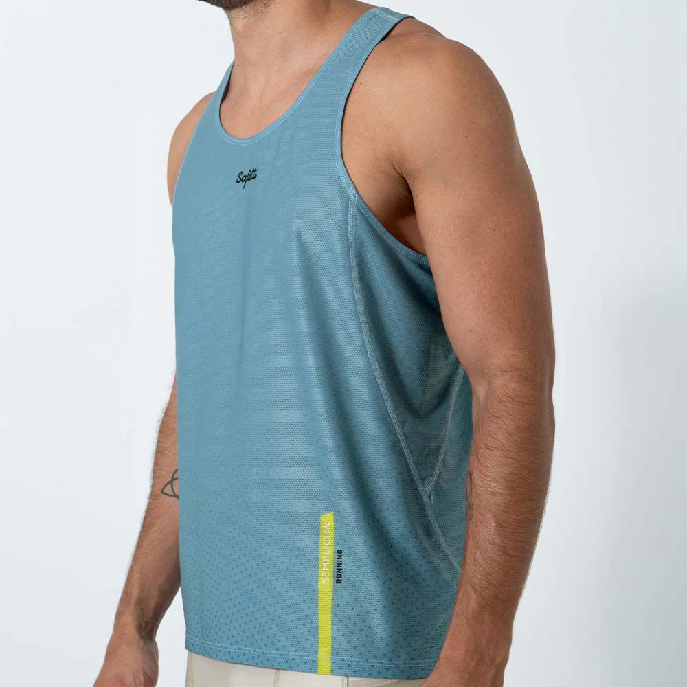 Camisa Running Sin Manga Hombre