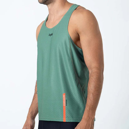 Camisa Running Sin Manga Hombre