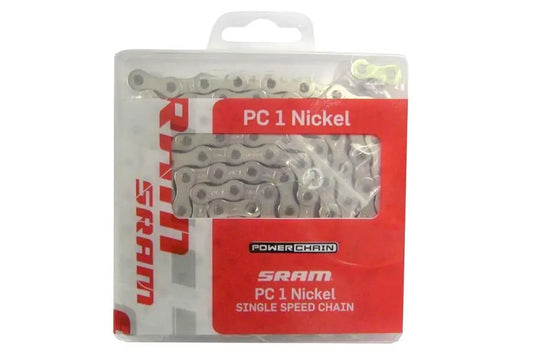 Cadena SRAM PC 1 NICKEL SINGLE SPEED 114 LINKS