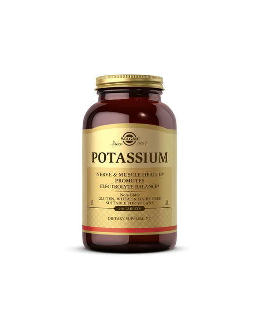 Solgar – Potasio, 250 Tabletas