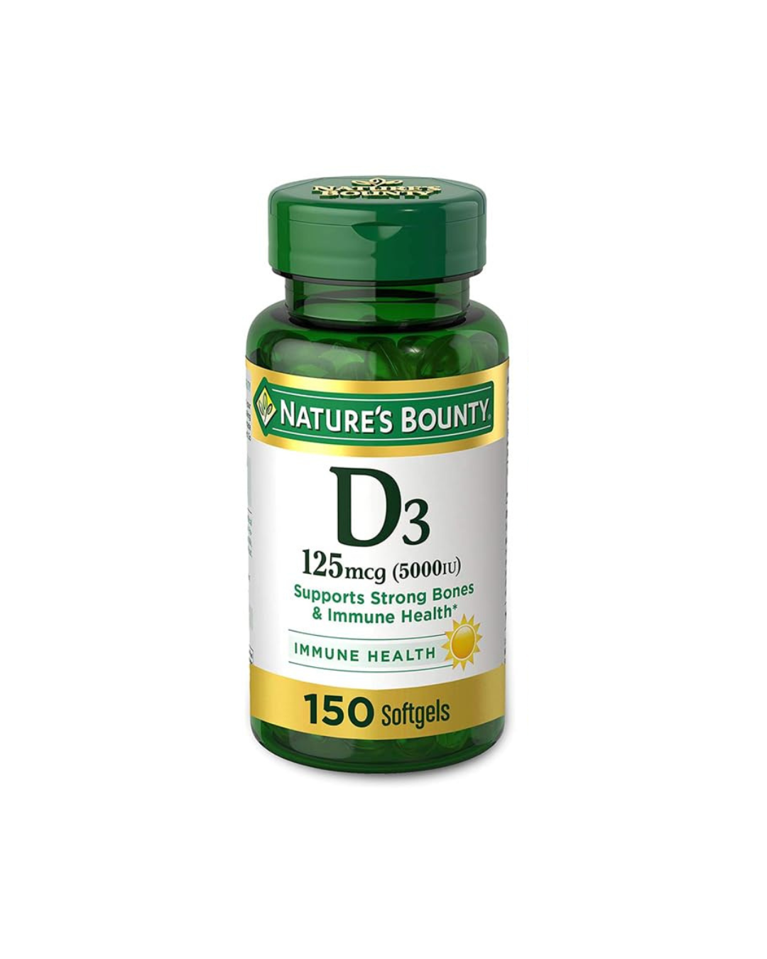 Nature's Bounty Vitamina D3- 150 cápsulas blandas