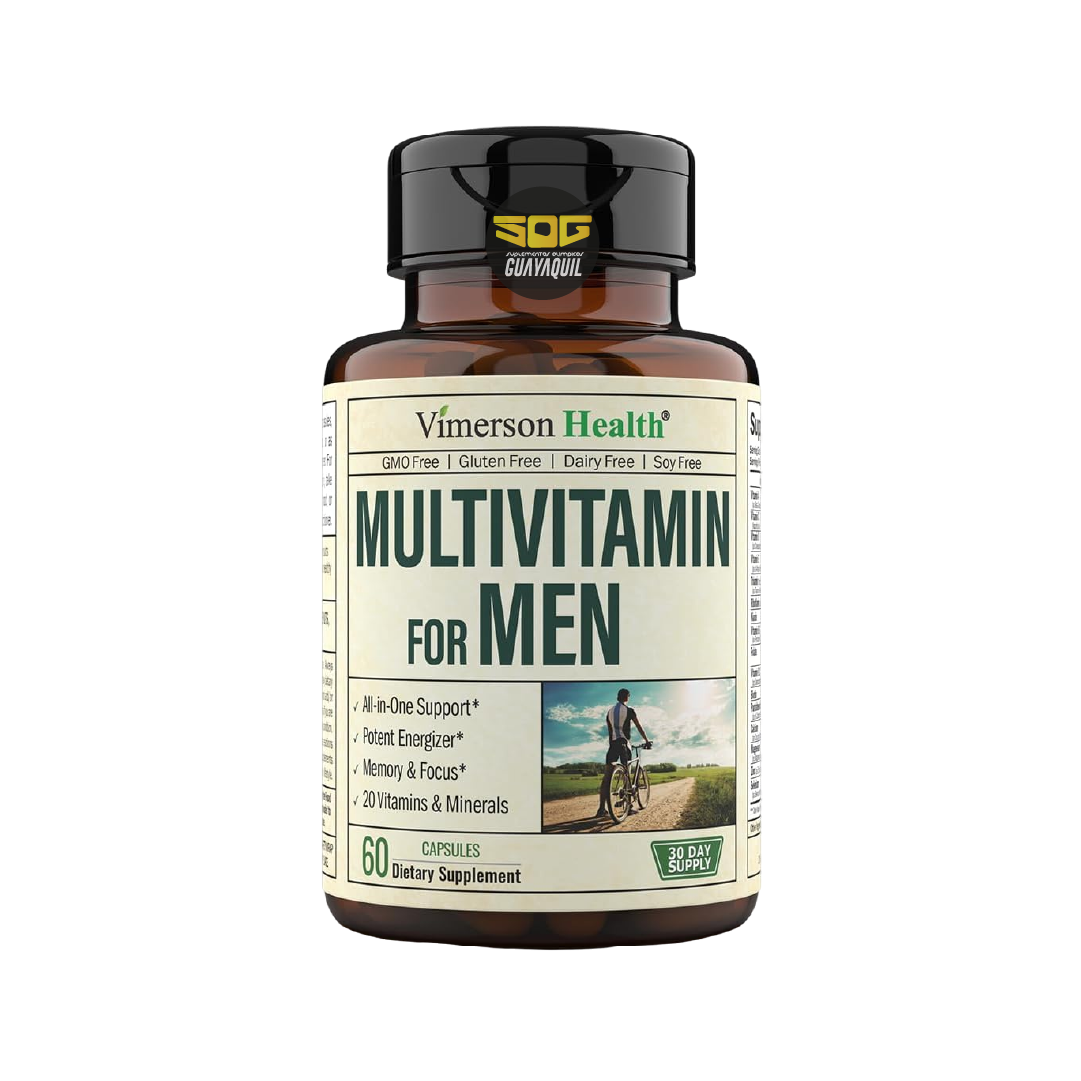 Suplemento multivitamínico multimineral diario para hombres