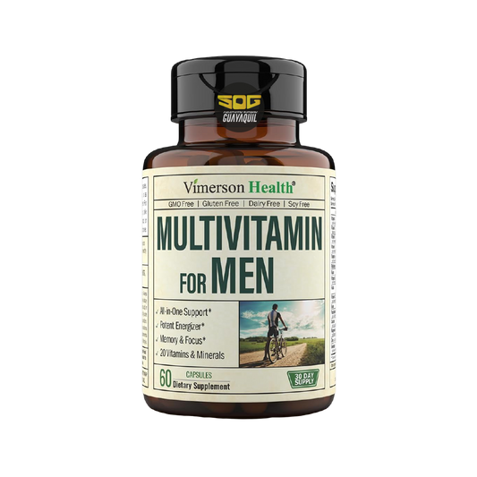 Suplemento multivitamínico multimineral diario para hombres