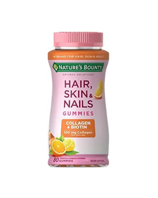 Natures Bounty caramelos para cabello, piel y uñas