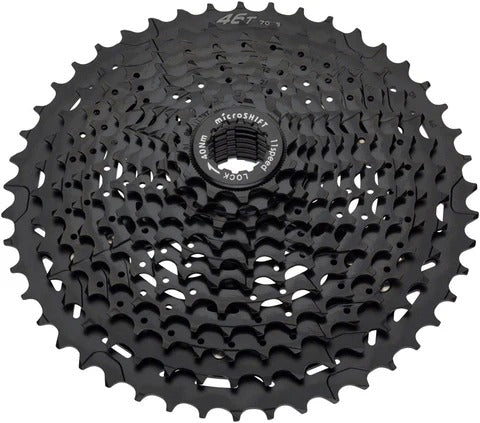 Cassette microSHIFT ADVENT X de aluminio - 10 Velocidades, 11-48t