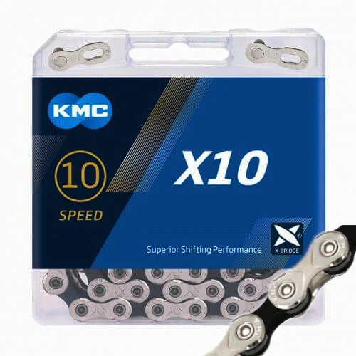 Cadena KMC X10 - 10-Velocidades, 116 Links