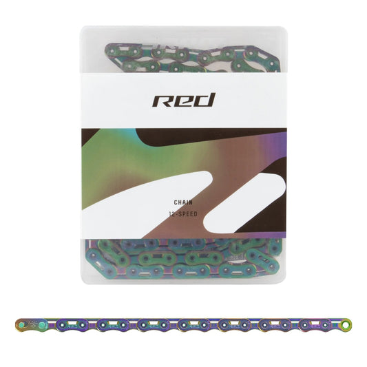Cadena SRAM RED Flattop  - 12/13-Velocidades, 126 Links, Flattop, PowerLock, Rainbow