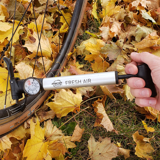 Mini bomba con manometro Planet Bike Fresh Air