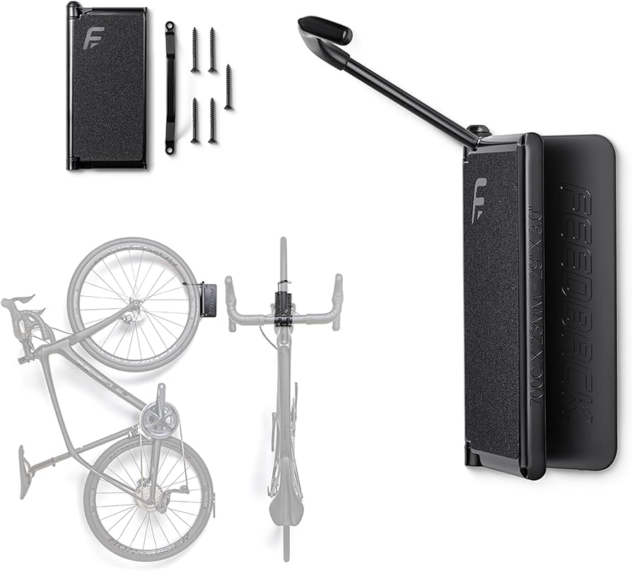 Soporte para colgar la bicicleta en la pared Feedback Sports Velo Hinge V2  -  hasta llanta 3.0"