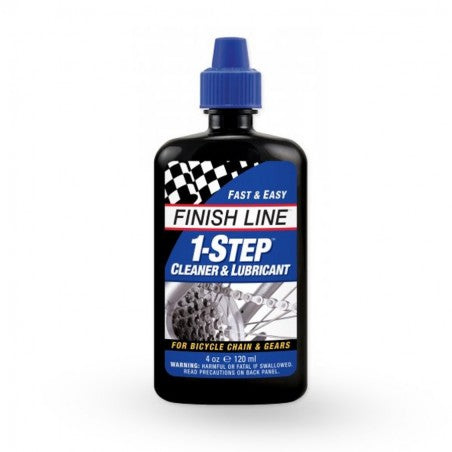 Líquido de cadena Finish Line 1- Step cleaner & Lubricant 4 oz.