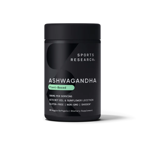 Sports Research - Cápsulas blandas Ashwagandha