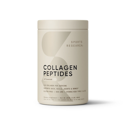 Sports Research - Polvo de proteína de colágeno hidrolizado
